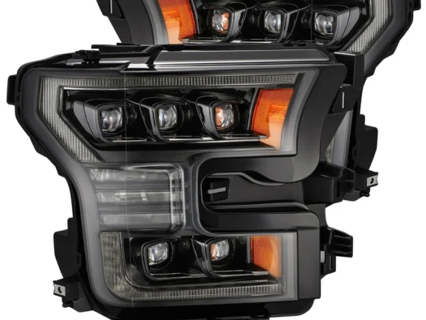 15-17 Ford F150 PRO-Series Halogen Projector Headlights Jet Black